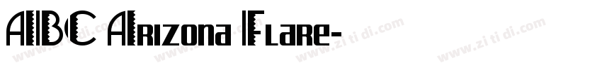 ABC Arizona Flare字体转换